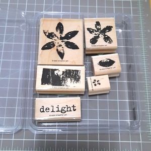 Paint Prints rubber Stampin Up set
